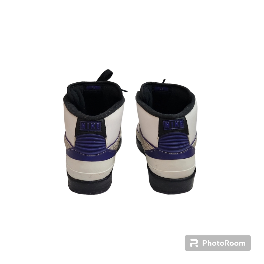 Nike Air Jordan 2 II Retro Dark Concord 395718-153 White Cement 7Y - Picture 7 of 10